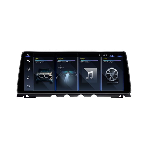 Head Unit 2009-2015 BMW 7 Series F01 F02 Linux Screen 12.3" Apple CarPlay Navigation | EC-L1