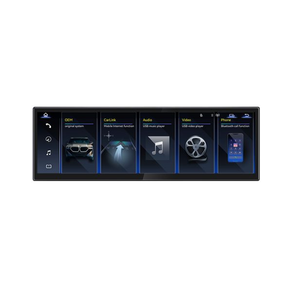 Car Stereo 14.9" 2005-2012 BMW 1 Series E81 E82 E87 E88 Linux Screen Head Unit Apple CarPlay | EC-L1