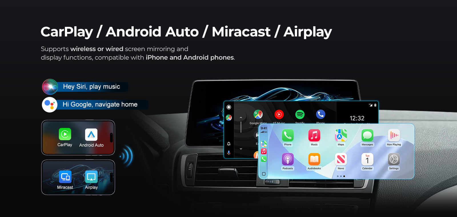 For BMW 2 Series Touring F45 2014-2020 Linux Screen Apple CarPlay 10.25" 12.3" Multimedia Player | EC-L1