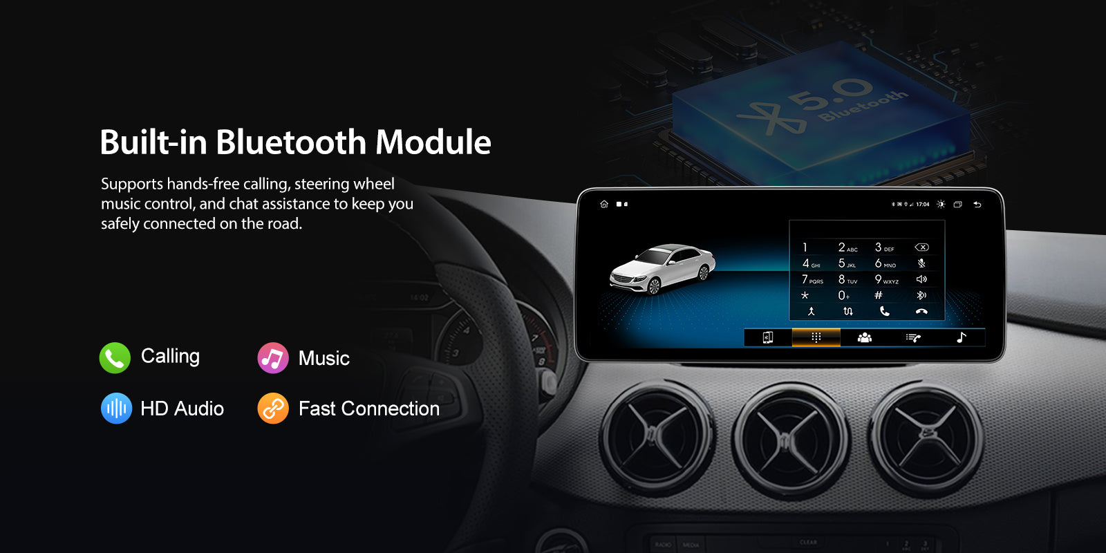 For Mercedes Benz B Class W245 W246 2012-2019 Wireless CarPlay/Android Auto Linux Touch Screen Multimedia | EC-L1