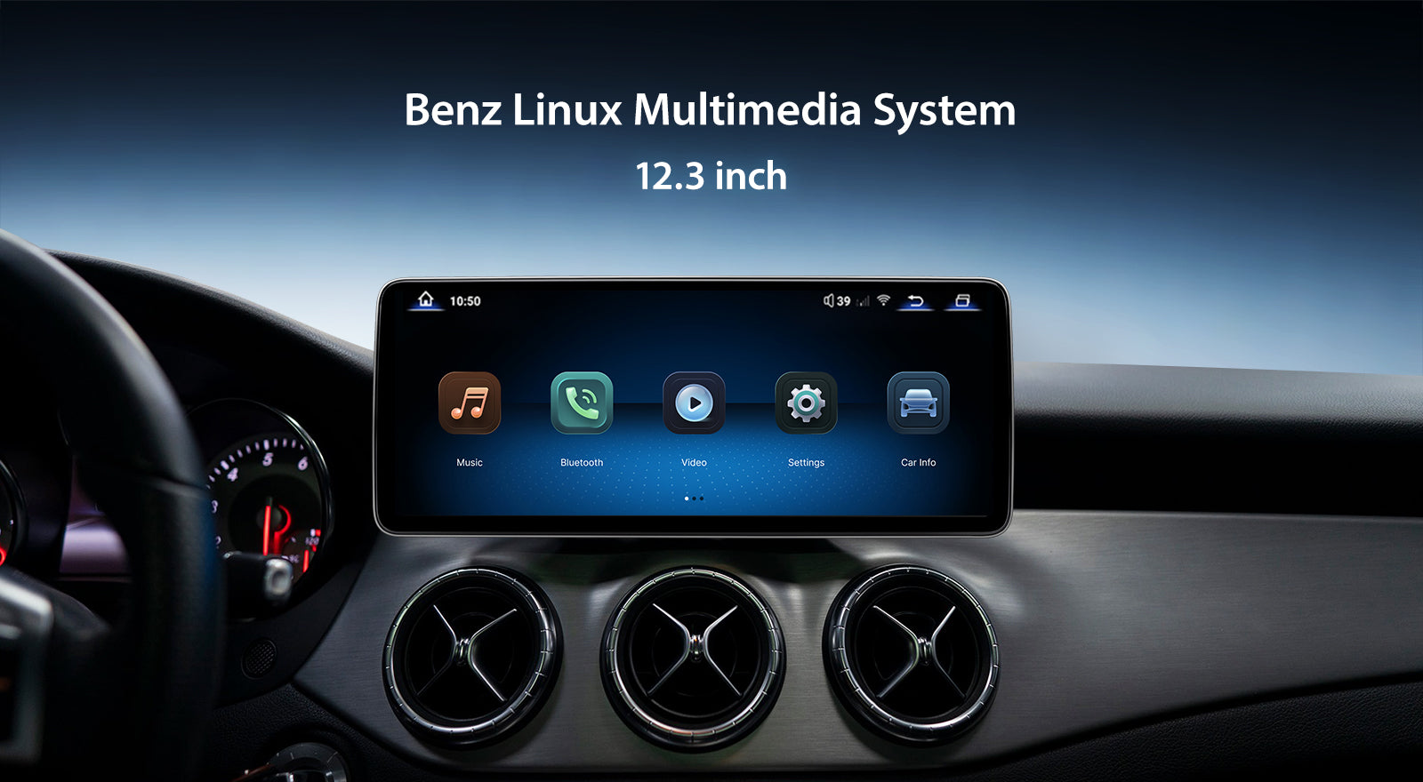 For Mercedes Benz GLA CLA A W176 X156 C117 2014-2019 Wireless CarPlay/Android Auto Linux Touch Screen Multimedia | EC-L1