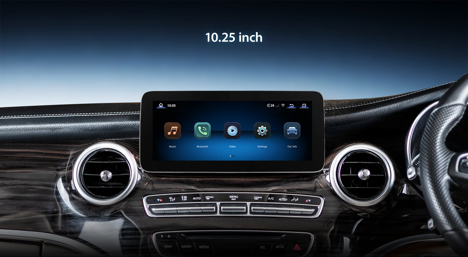 For Mercedes Benz V Class W447 2014-2021 Wireless CarPlay/Android Auto Linux Touch Screen Multimedia | EC-L1