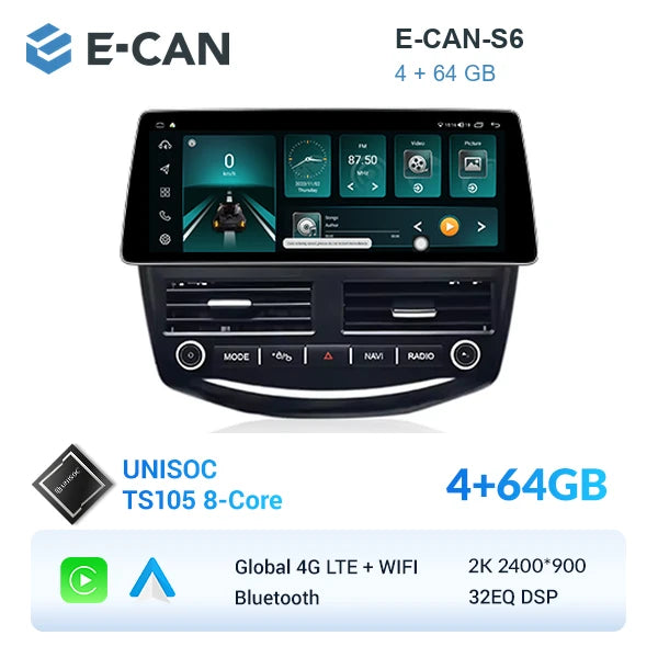 E-CAN-S6 4GB + 64GB
