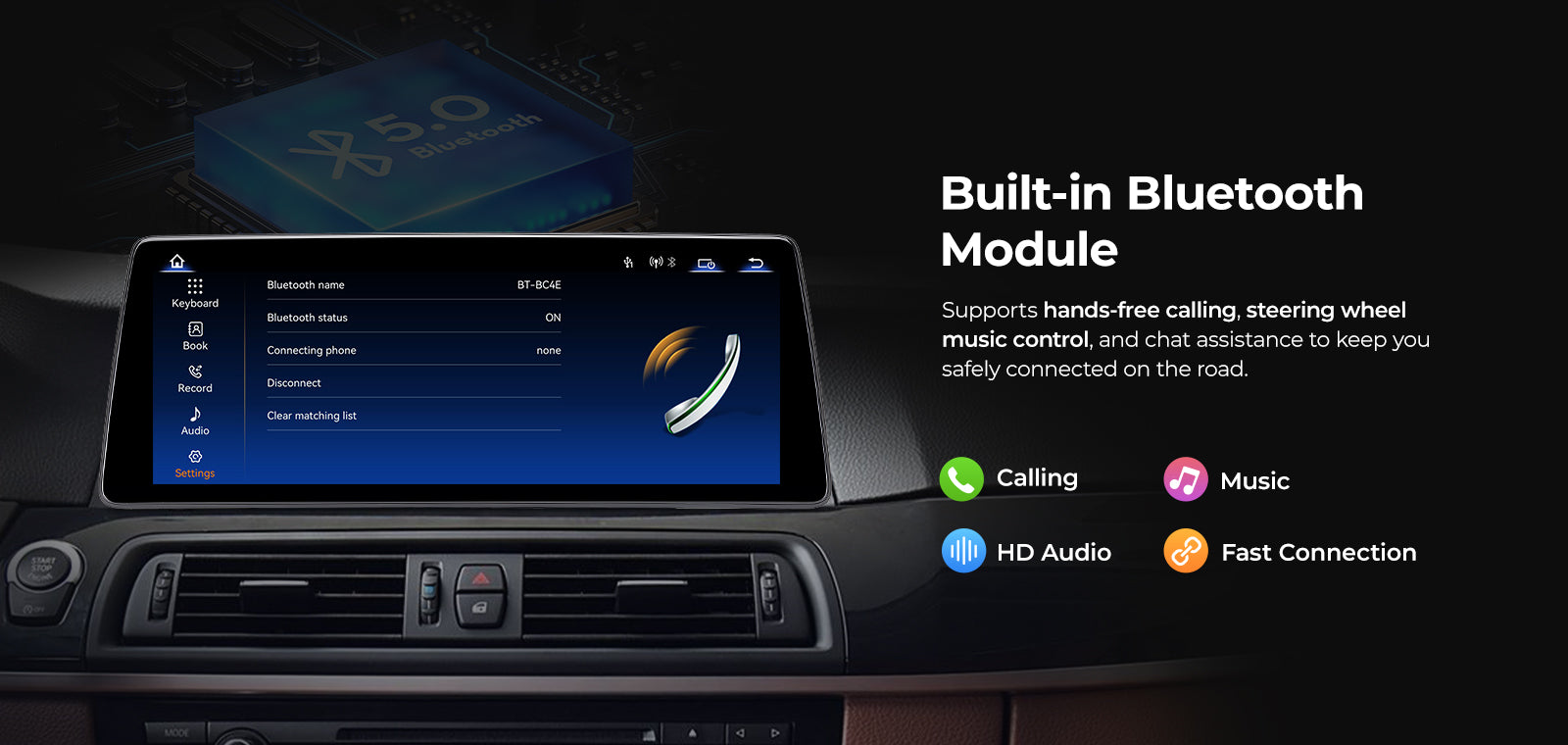 10.25" CarPlay Head Unit for BMW 5 Series F10/F11 (2010-2017) | EC-L1