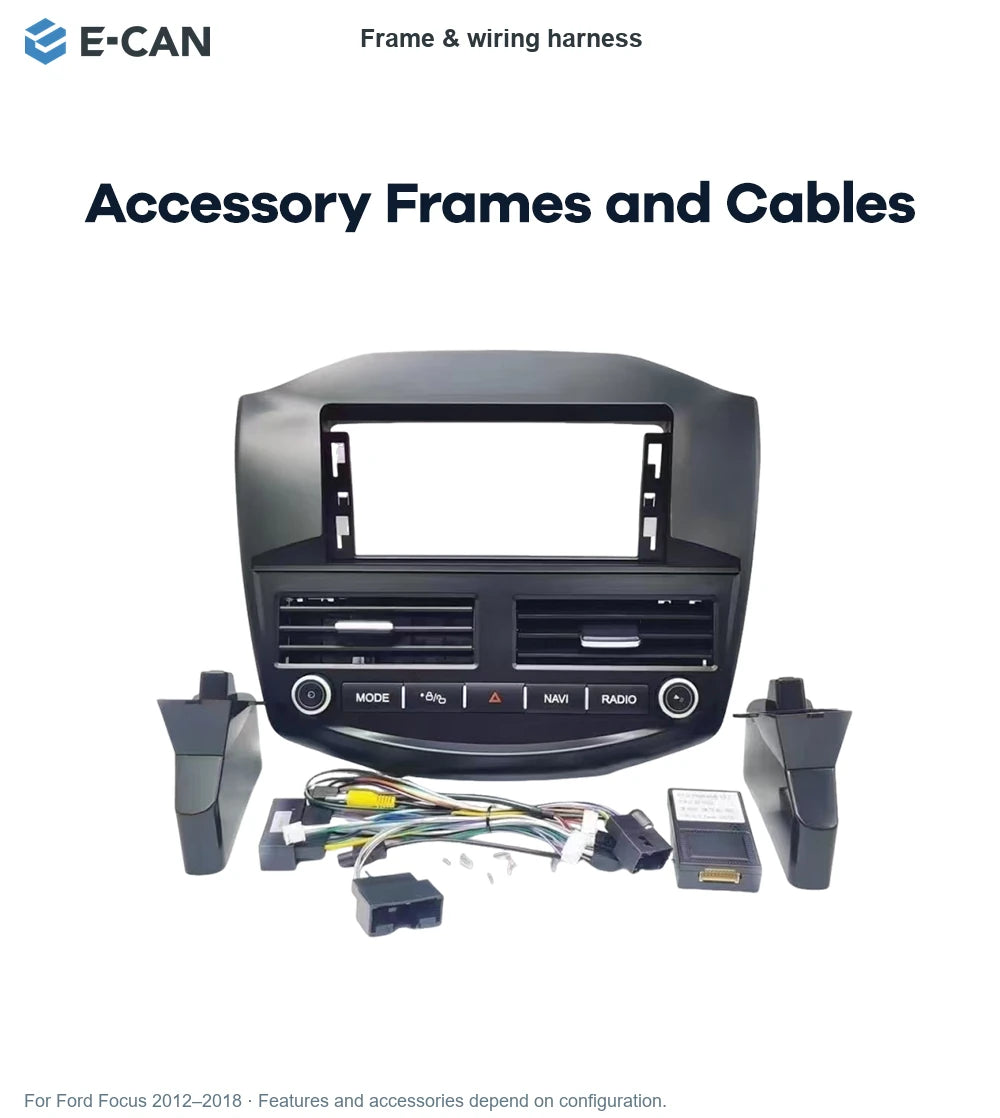 E-CAN Frame & wiring harness for Ford Focus 2012–2018