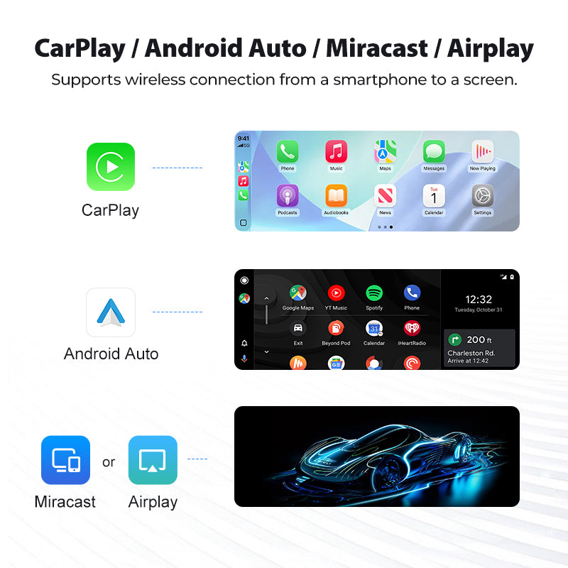 For Audi A4 RS4 B8 B9 2008-2016 12.3" Linux Car Audio Head Unit Wireless CarPlay/Android Auto Bluetooth | EC-L1 - Image 5
