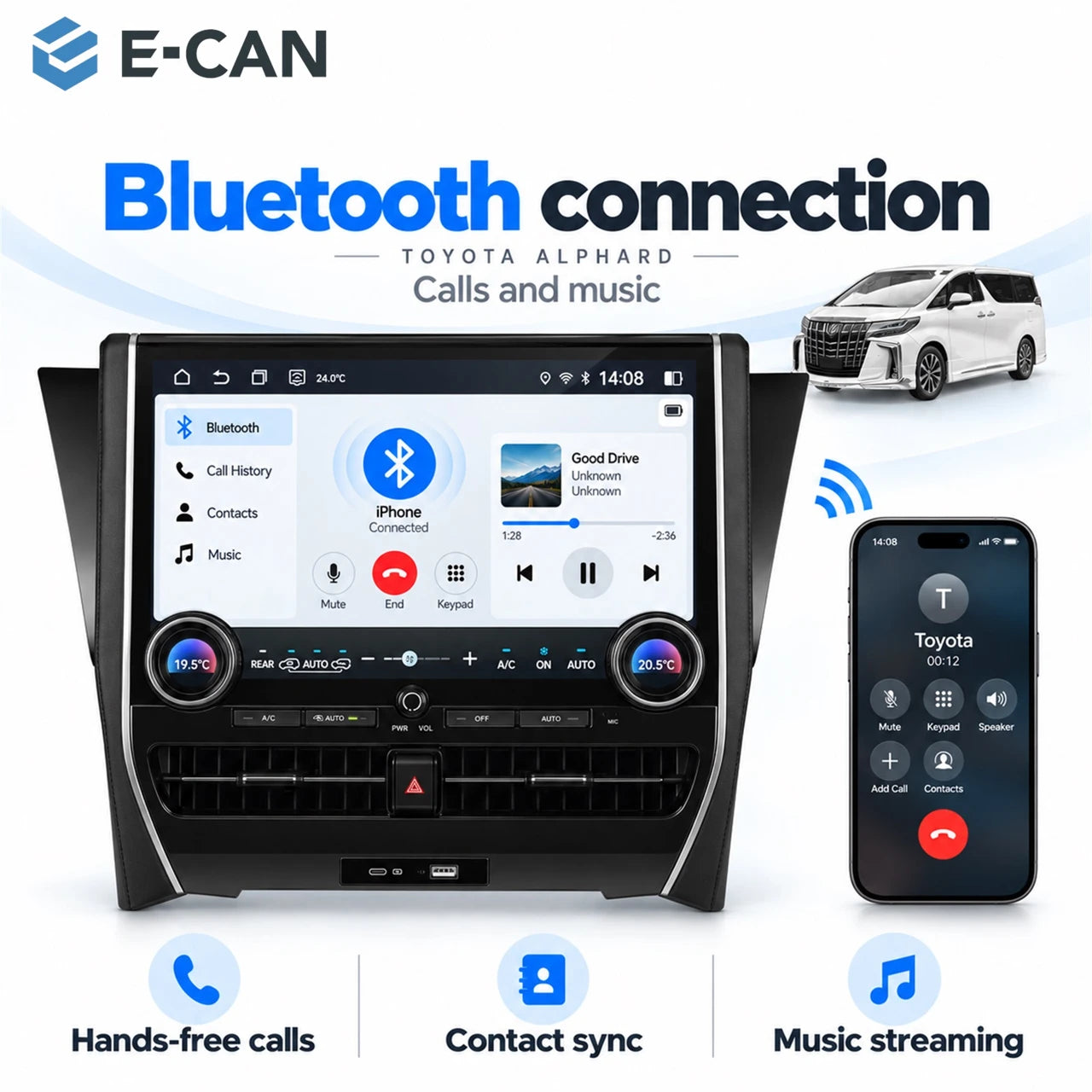 Toyota Alphard 11-bluetooth