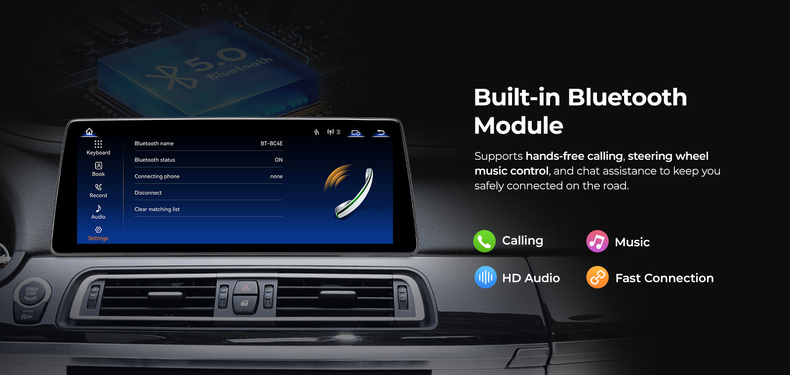 Car Stereo Head Unit Linux Touch Screen 14.9" 2009-2015 BMW 7 Series F01 F02 | EC-L1