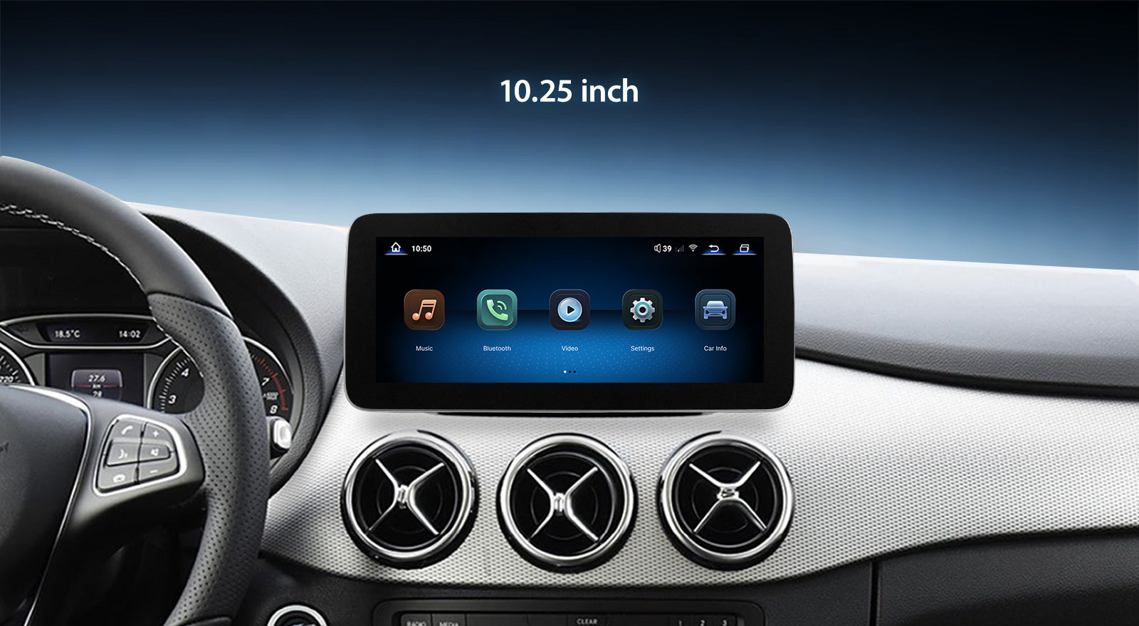 For Mercedes Benz B Class W245 W246 2012-2019 Wireless CarPlay/Android Auto Linux Touch Screen Multimedia | EC-L1