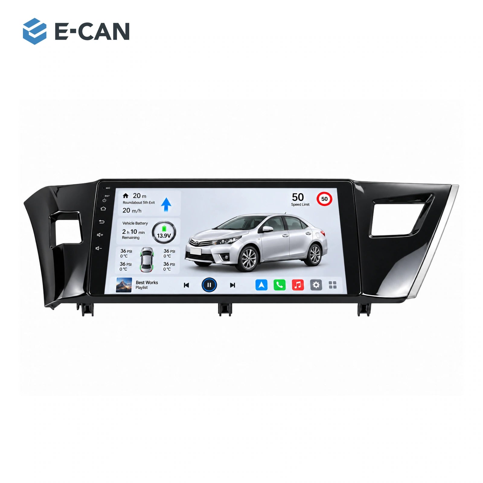 China LHD fascia · 2014–2016 for Toyota Corolla 2014–2016