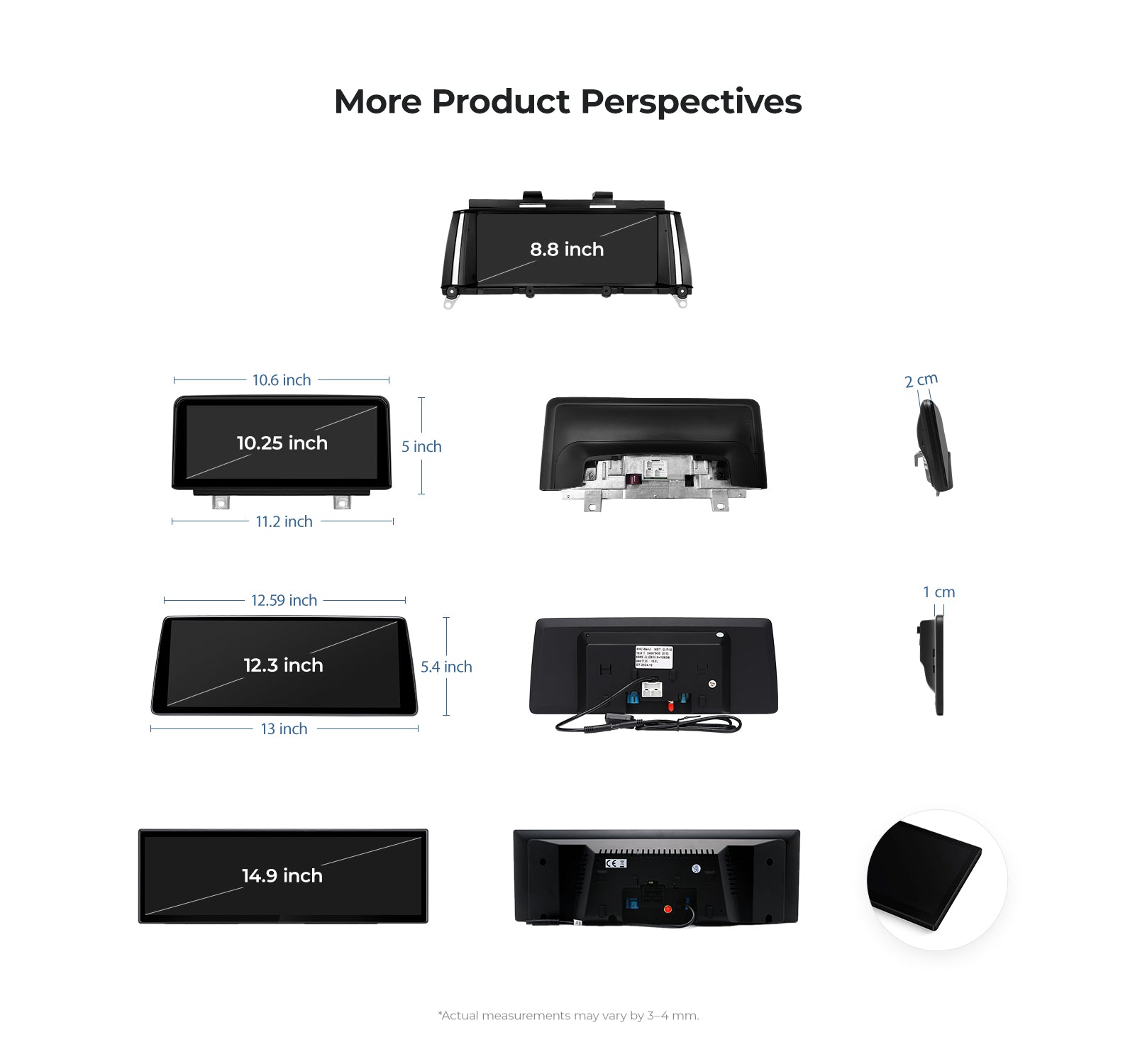 Head Unit 2012-2018 BMW X3 X4 F25 F26 Linux Screen 10.25" 12.3" Apple CarPlay Multimedia Player | EC-L1