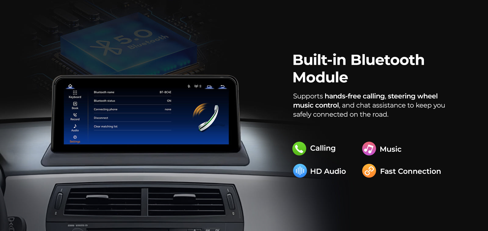 Car Stereo 10.25" 2003-2008 BMW Z4 E85 E86 CCC Linux Screen Head Unit Apple CarPlay | EC-L1
