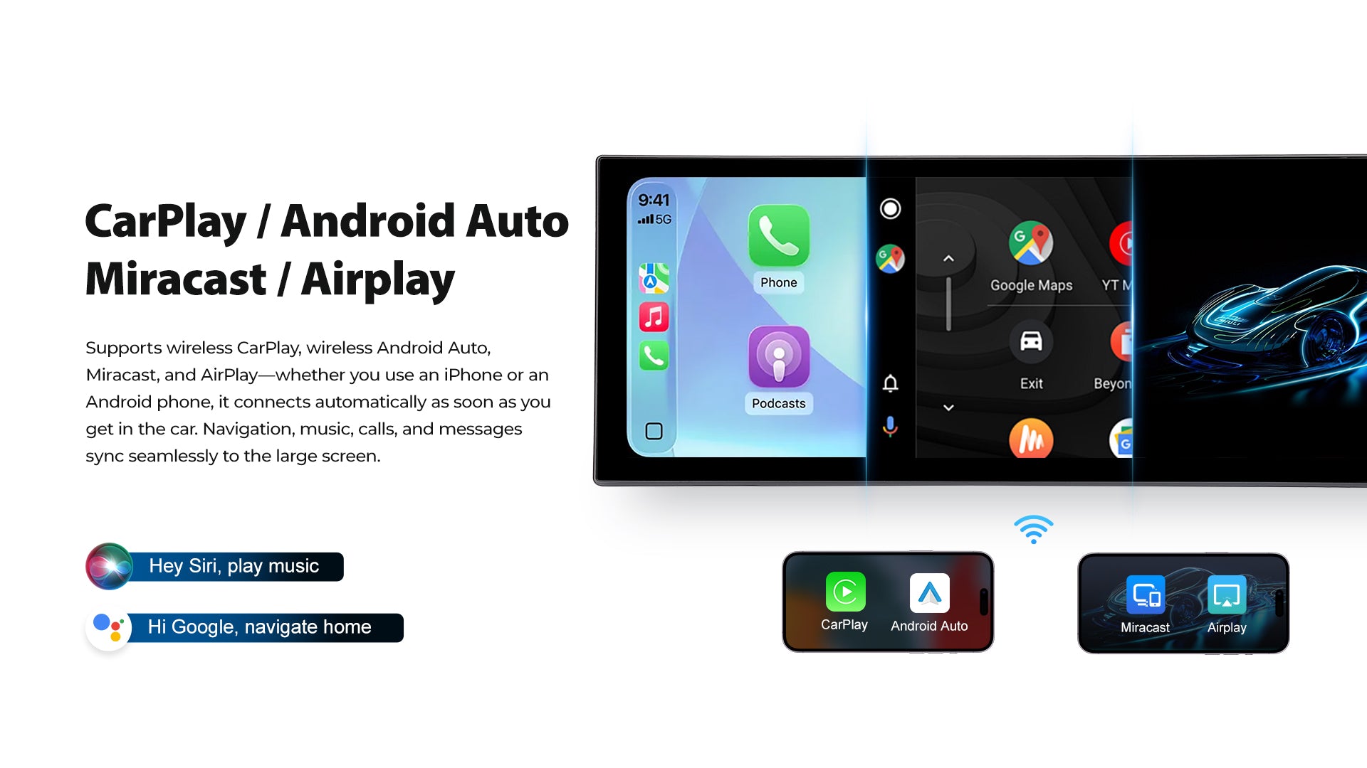 For Audi A1 2012-2018 Linux Car Audio Head Unit Wireless CarPlay/Android Auto Bluetooth | EC-L1