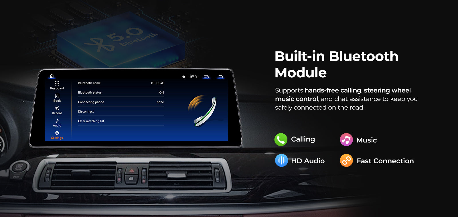 For BMW 5 Series GT F07 2009-2016 Linux Screen Apple CarPlay 10.25" 12.3" Multimedia Player | EC-L1