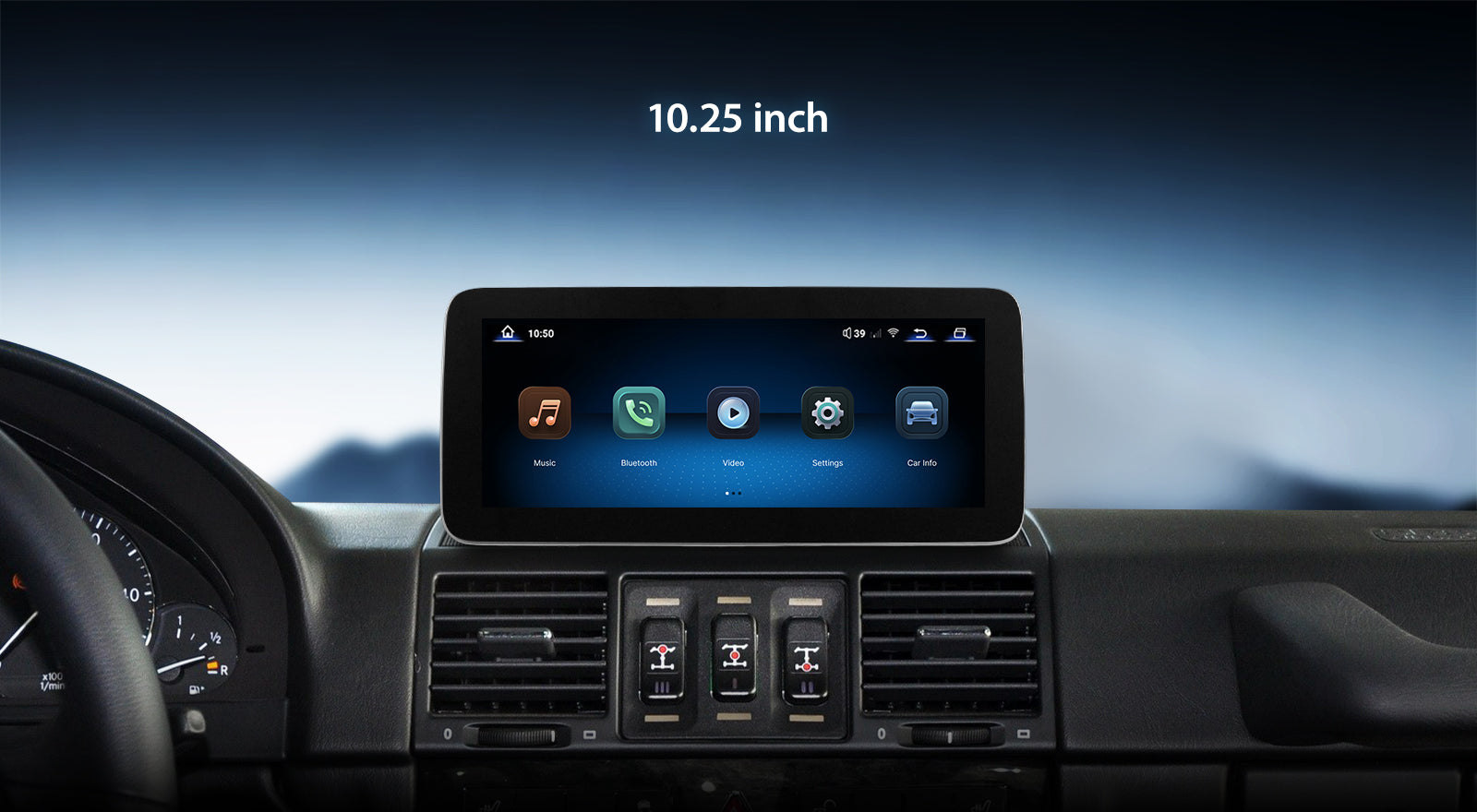 For Mercedes Benz G Class W461 2007-2011 Wireless CarPlay/Android Auto Linux Touch Screen Multimedia | EC-L1