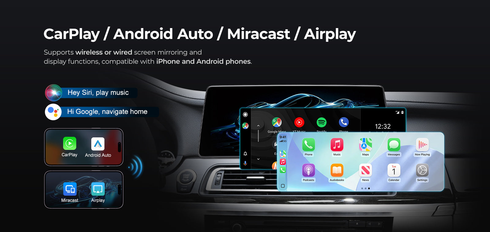 Car Stereo Head Unit Linux Touch Screen 14.9" 2009-2015 BMW 7 Series F01 F02 | EC-L1