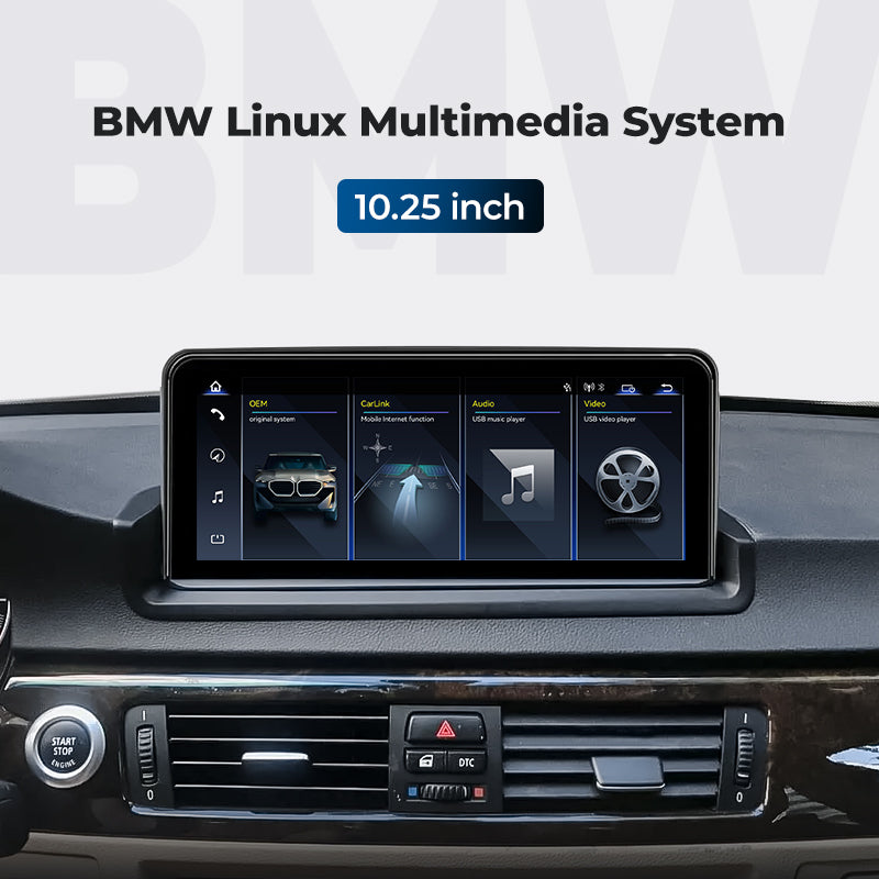 2005-2012 BMW 3 Series E90 E91 Linux Screen 10.25" 12.3" Bluetooth Car Stereo Apple CarPlay | EC-L1 - Image 4