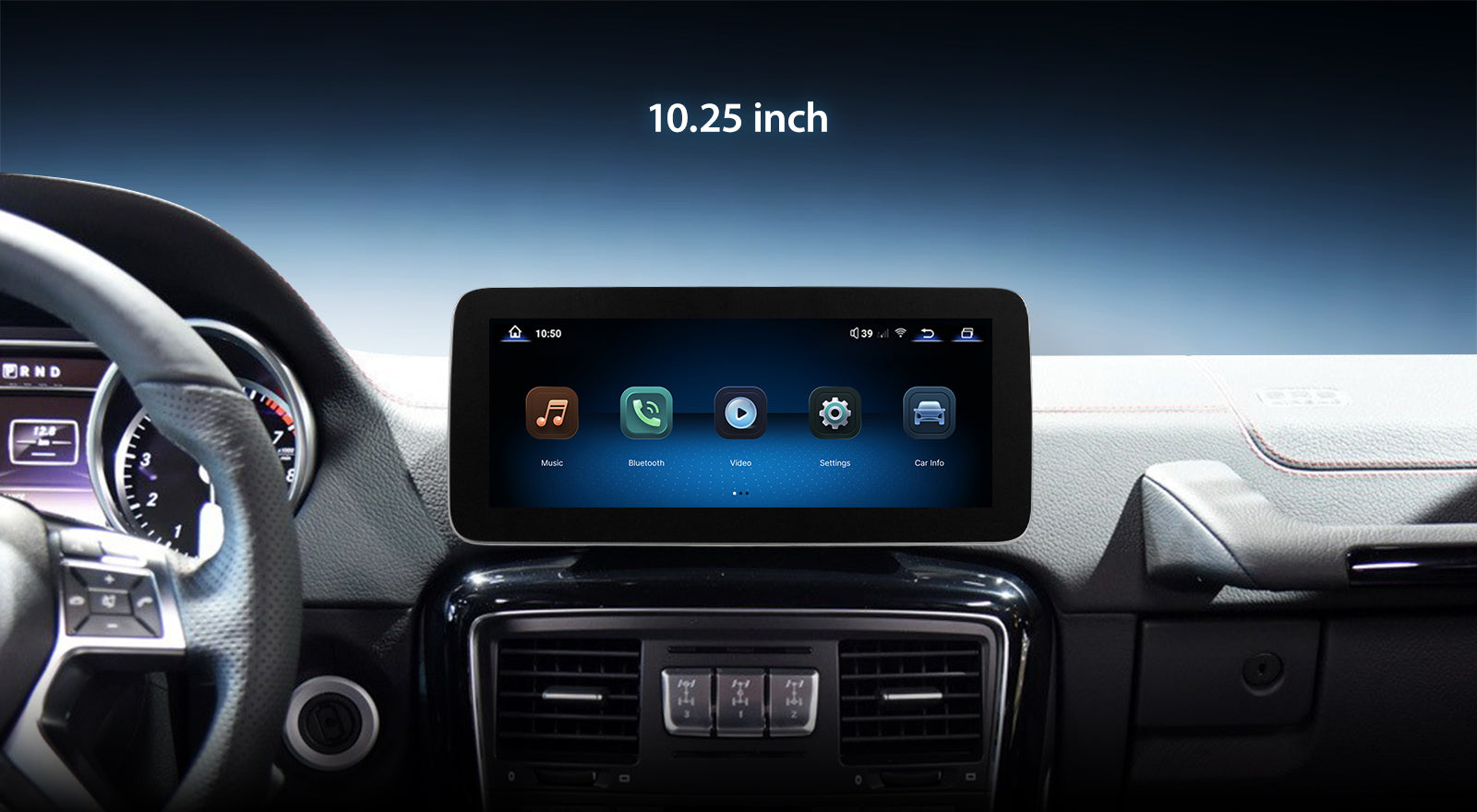 For Mercedes Benz G Class W463 2012-2015 Wireless CarPlay/Android Auto Linux Touch Screen Multimedia | EC-L1