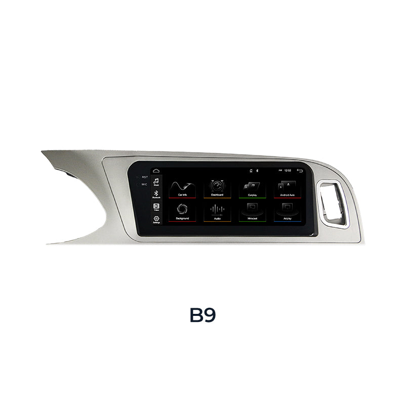For Audi A4 RS4 B8 B9 2008-2016 8.8" Linux Car Audio Head Unit Wireless CarPlay/Android Auto Bluetooth | EC-L1