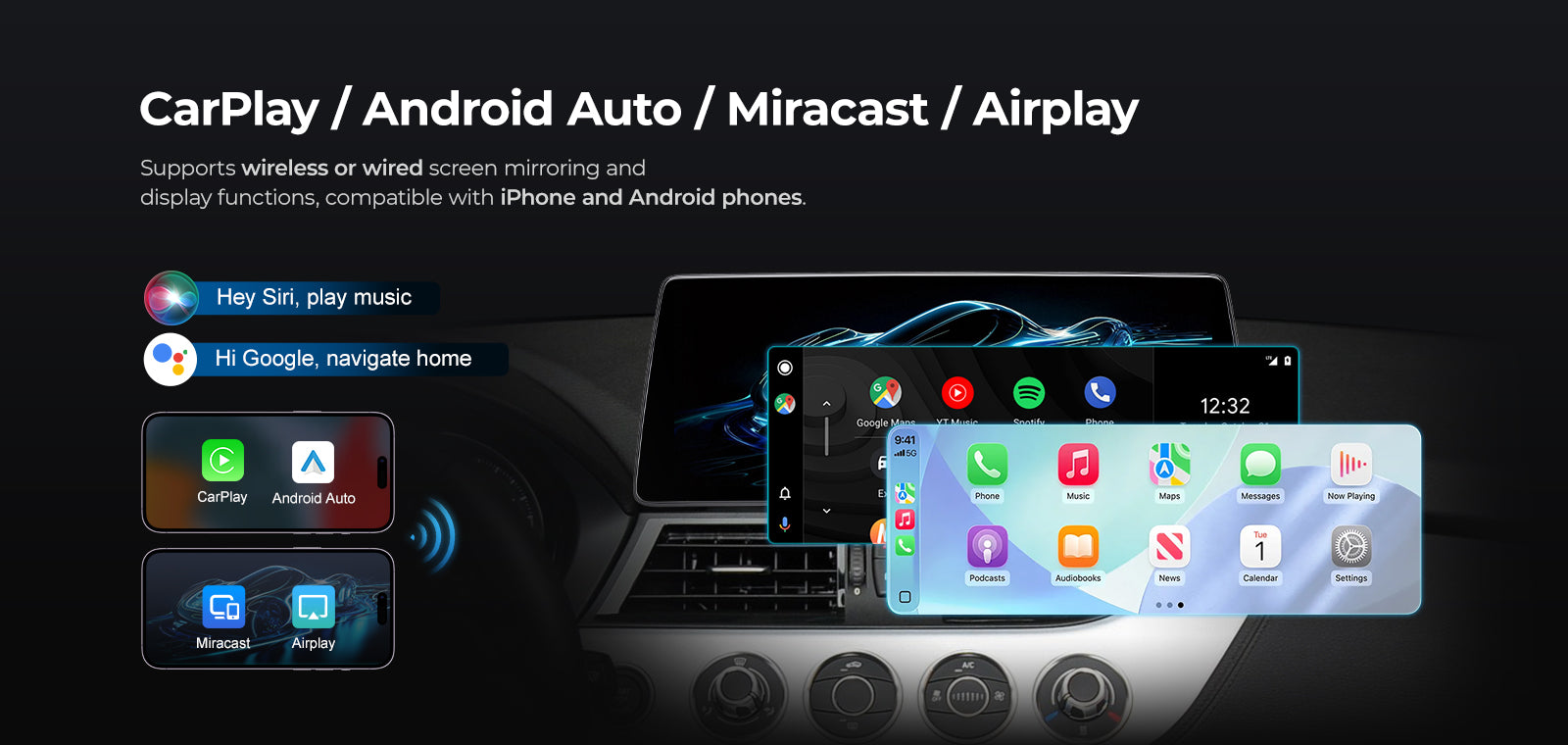 Car Head Unit 2009-2016 BMW Z4 E89 Linux Screen 10.25″ 12.3" Apple CarPlay Navigation | EC-L1