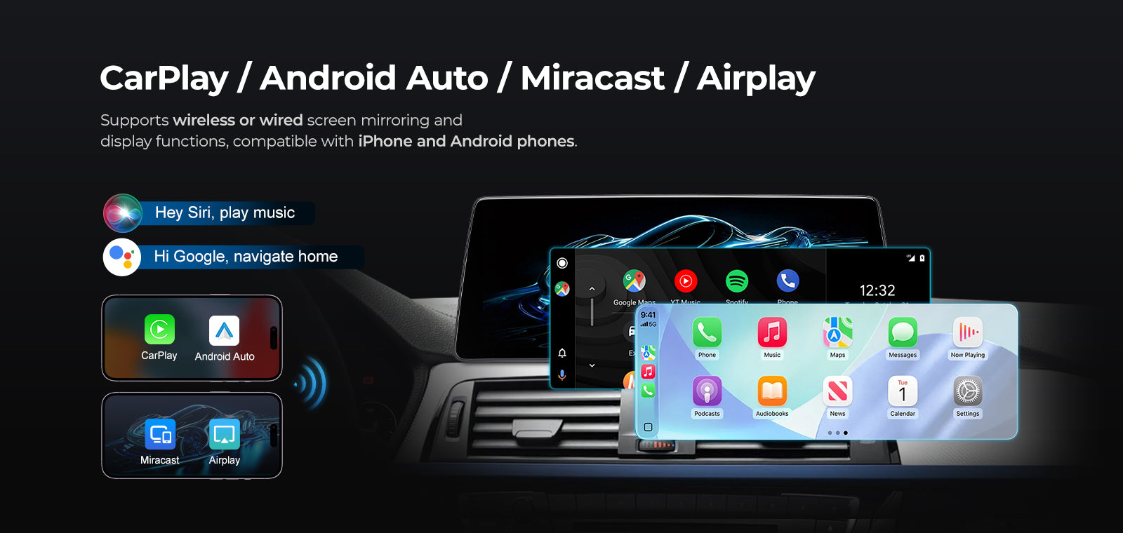 Multimedia Player 2013-2019 BMW 3/4 Series F30 F31 F32 F33 F34 F35 F36 F40 10.25" 12.3" Linux Screen | EC-L1