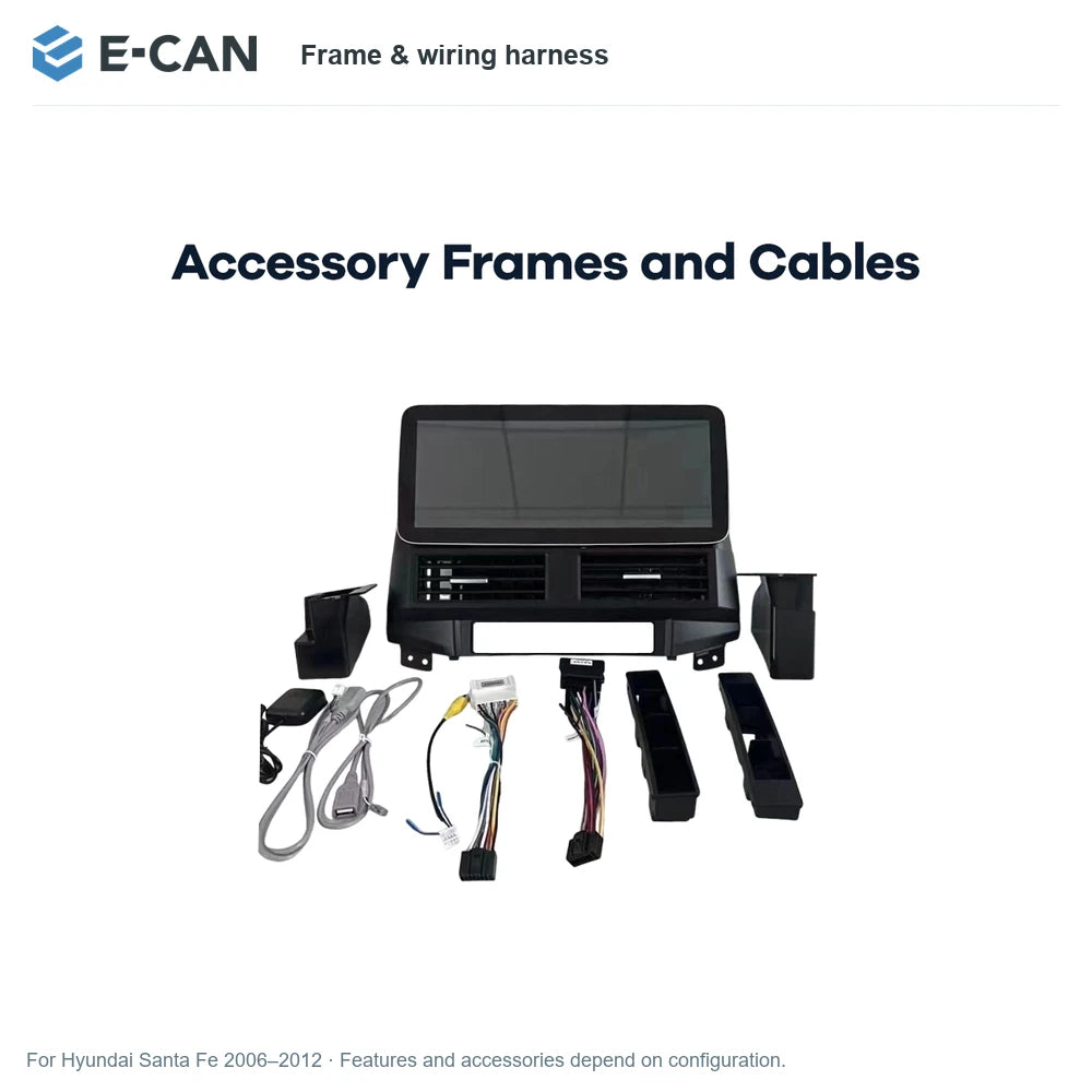 E-CAN Frame & wiring harness for Hyundai Santa Fe 2006–2012