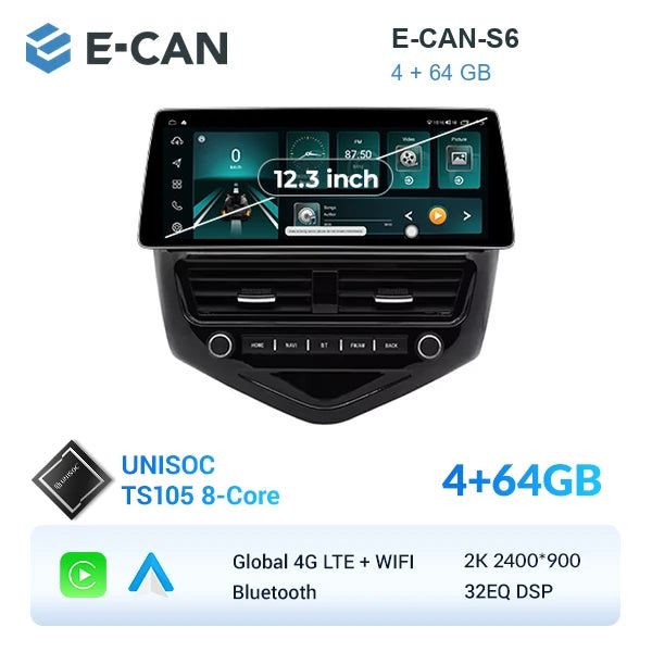 E-CAN-S6 4GB + 64GB