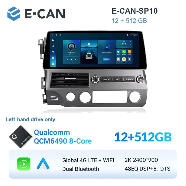 E-CAN-SP10 12GB + 512GB
