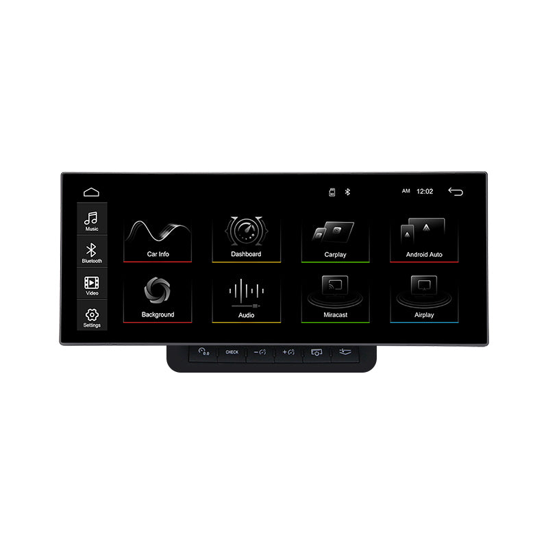 For Audi C6 A6 2005-2011 12.3" Linux Car Audio Head Unit Wireless CarPlay/Android Auto Bluetooth | EC-L1