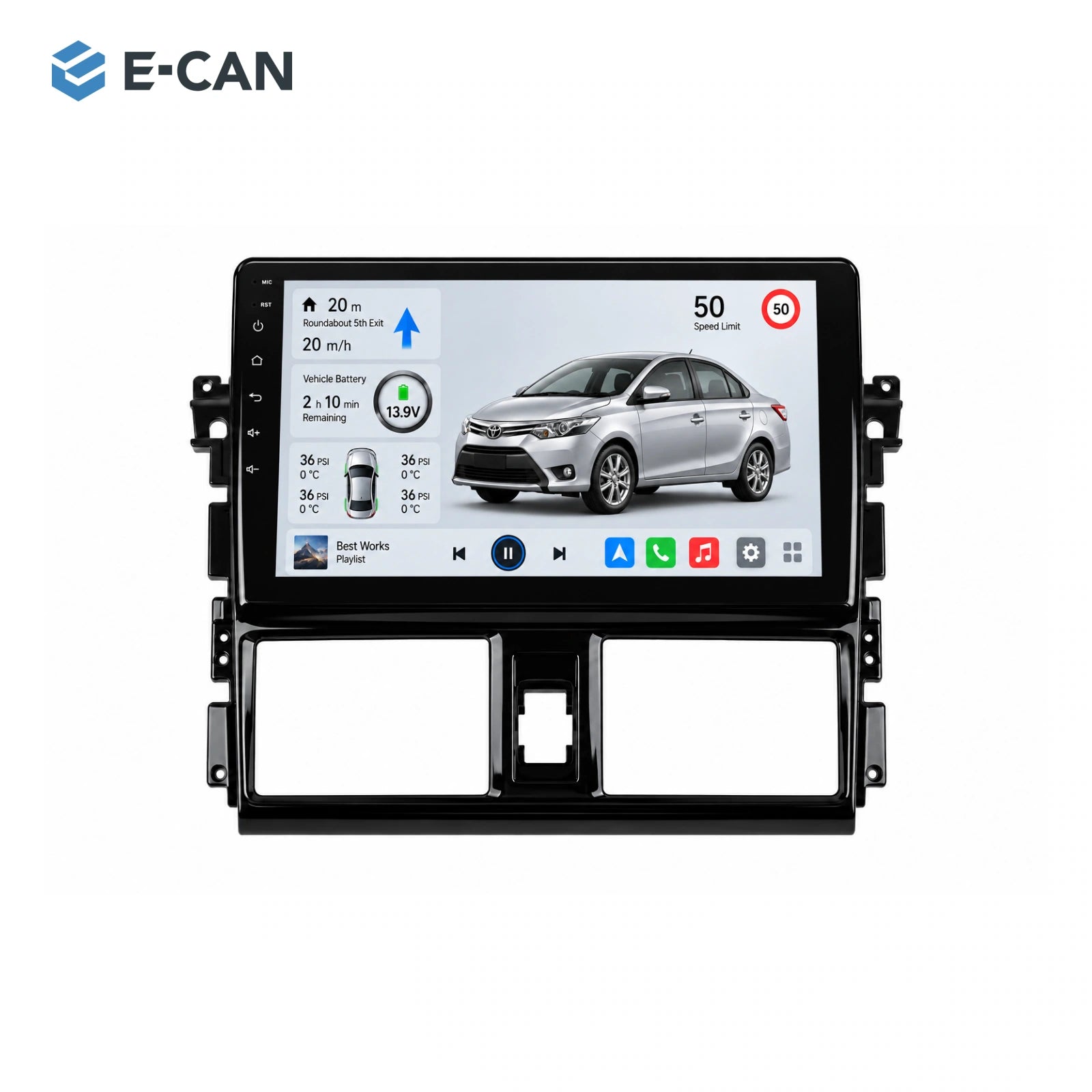 Standard fascia · 2013–2016 for Toyota Vios 2013–2016