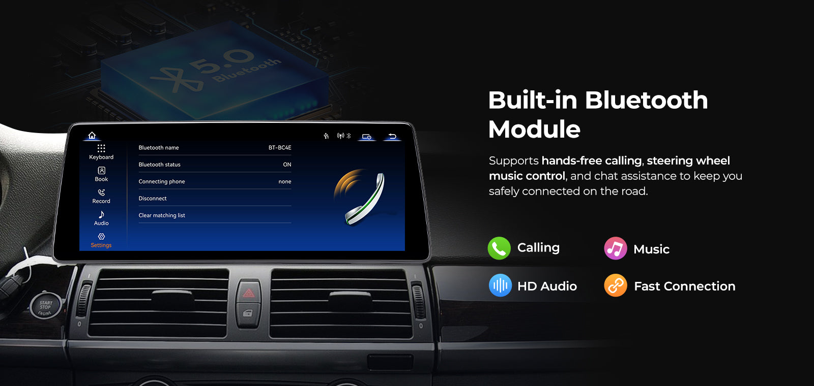 For BMW X5 X6 E70 E71 2007-2013 Linux Screen Apple CarPlay 10.25" 12.3" Multimedia Player | EC-L1