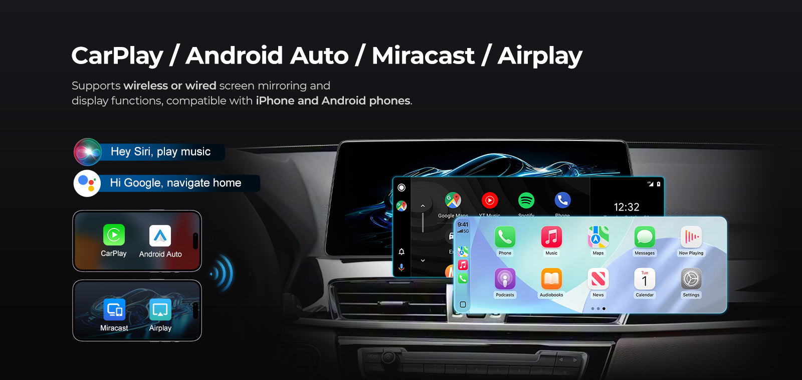 For BMW X1 X2 F48 F49 2015-2020 Linux Screen Apple CarPlay 10.25" 12.3" Multimedia Player | EC-L1
