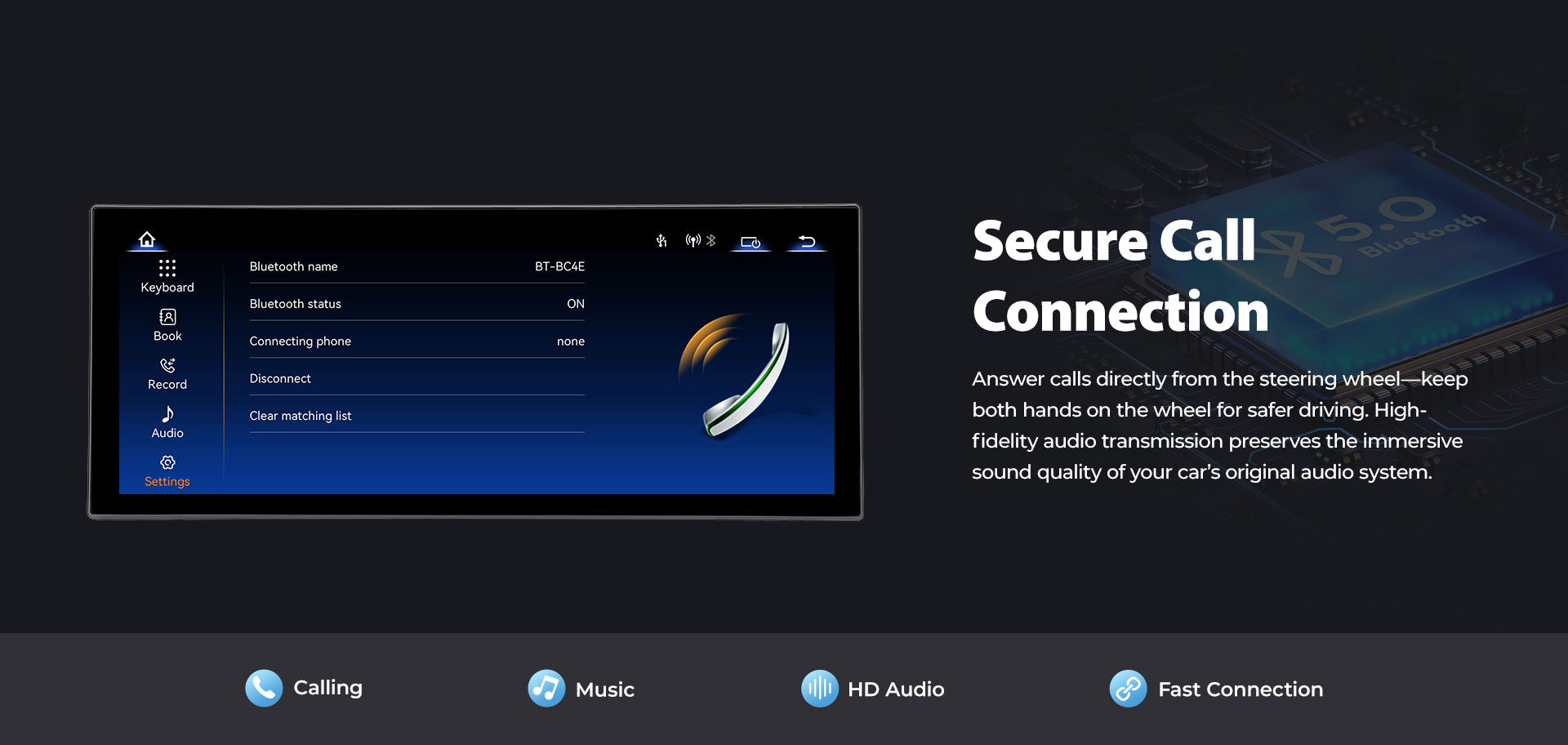 For Audi A1 2012-2018 Linux Car Audio Head Unit Wireless CarPlay/Android Auto Bluetooth | EC-L1