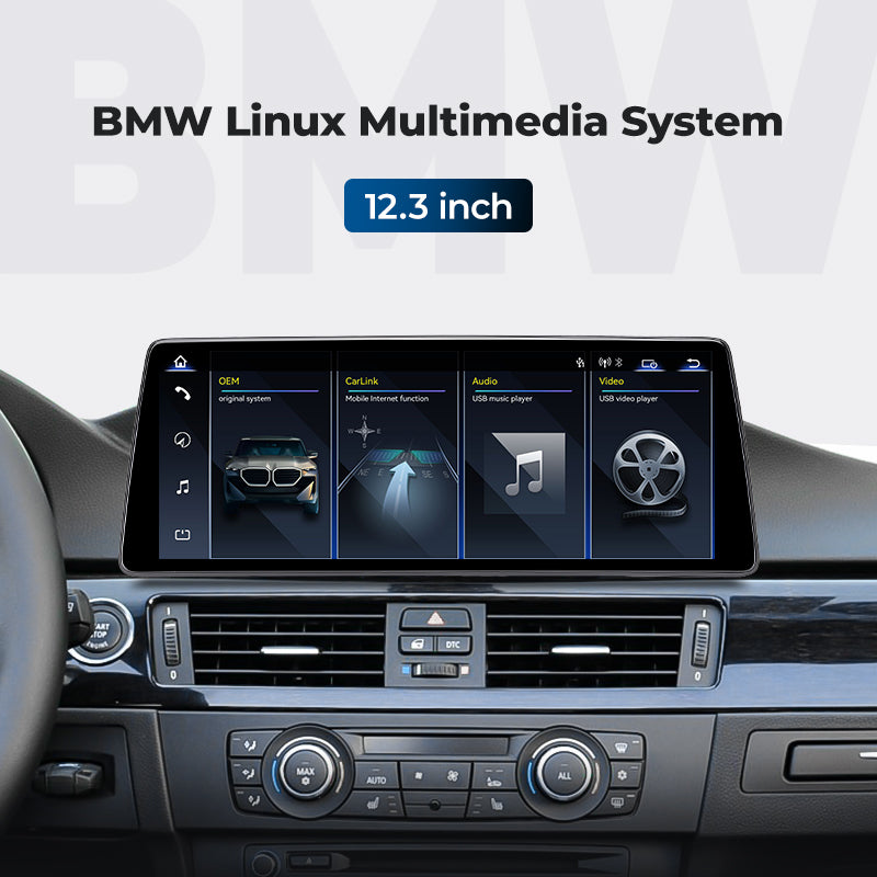 2005-2012 BMW 3 Series E90 E91 Linux Screen 10.25" 12.3" Bluetooth Car Stereo Apple CarPlay | EC-L1 - Image 2