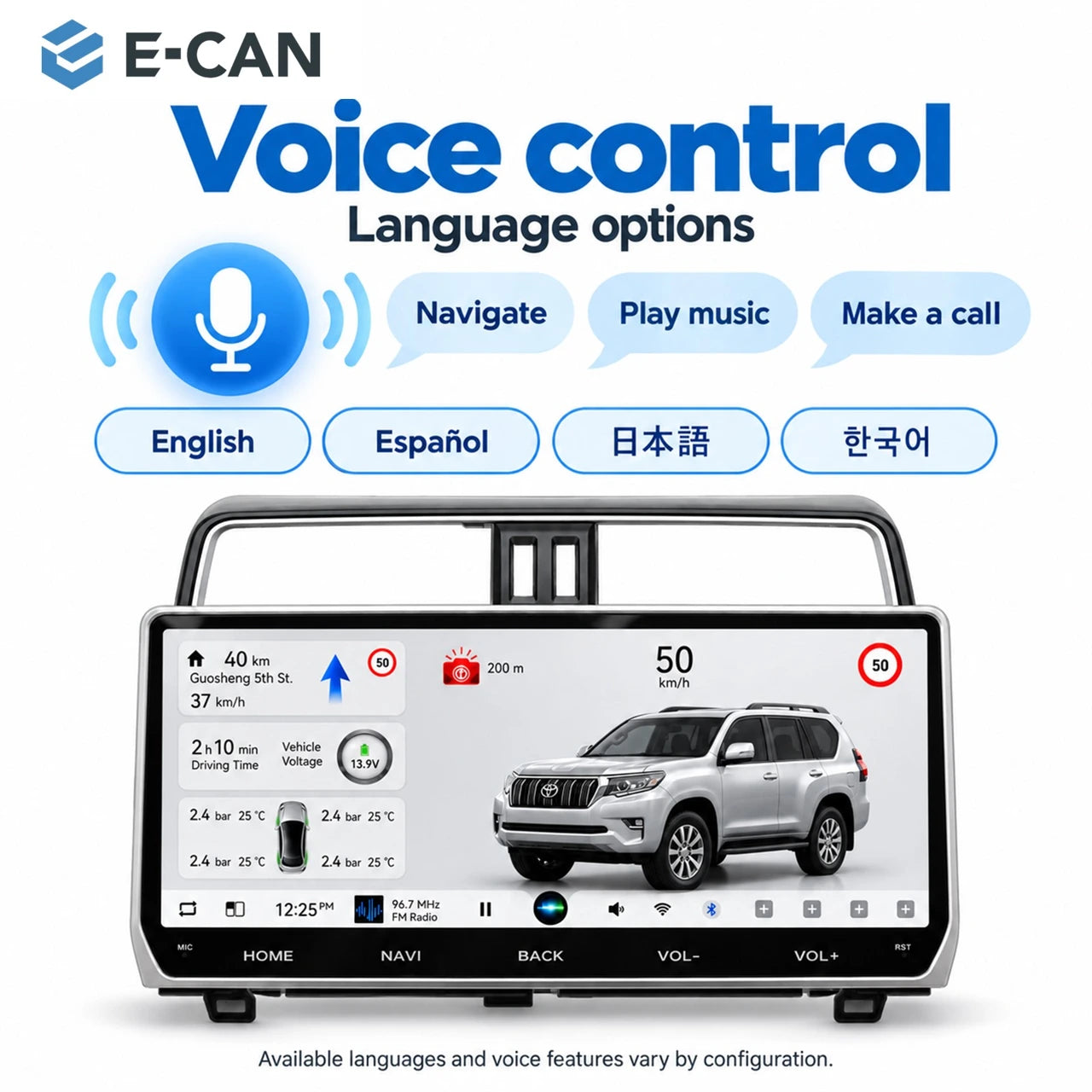Toyota Prado LC150 12-voice