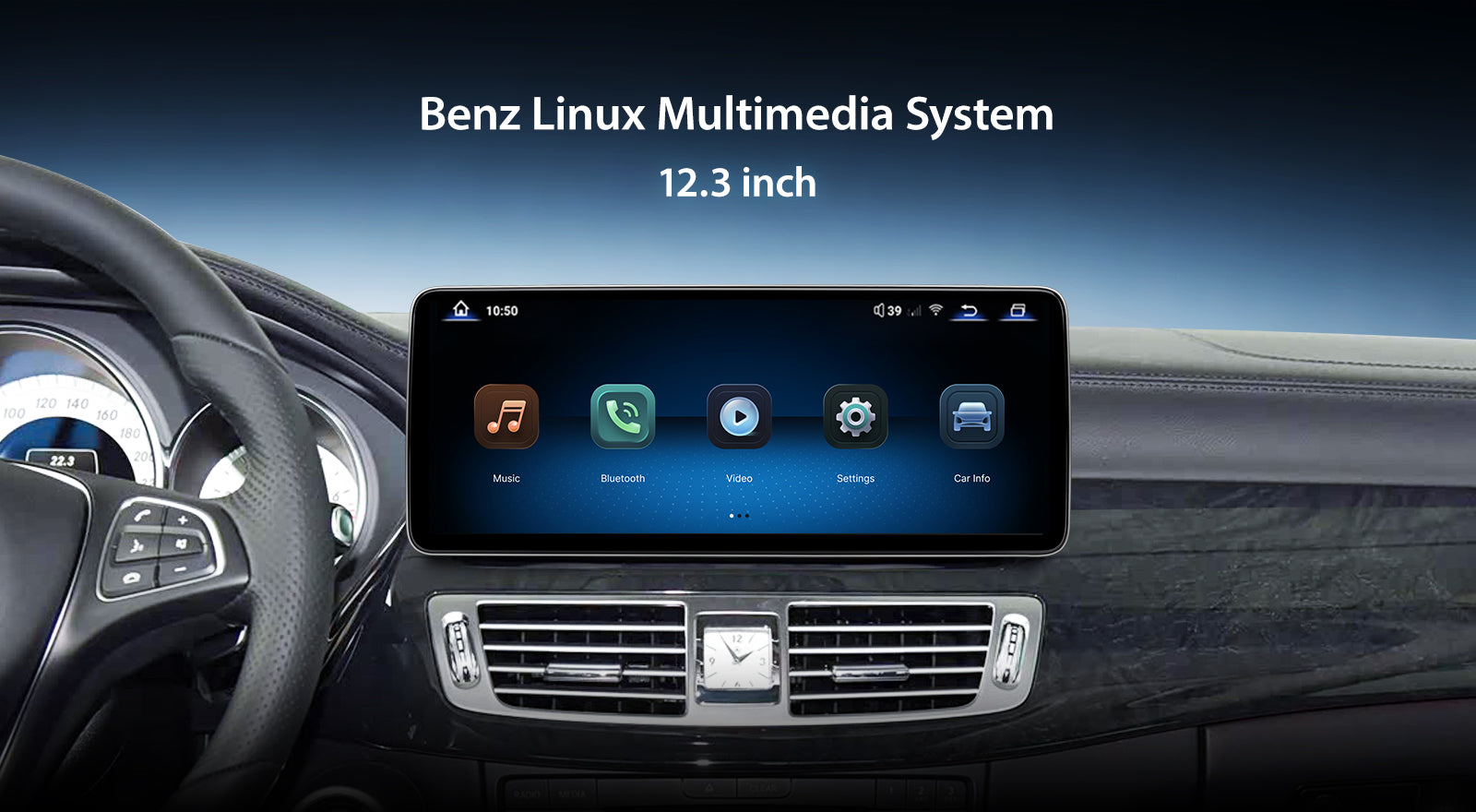 For Mercedes Benz CLS W219 W218 2010-2018 Wireless CarPlay/Android Auto Linux Touch Screen Multimedia | EC-L1