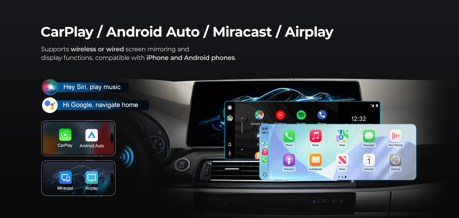 14.9" Head Unit 2005-2011 BMW 3/5 Series E60 E61 E63 E92 E93 Car Multimedia Linux Screen CarPlay Navigation | EC-L1